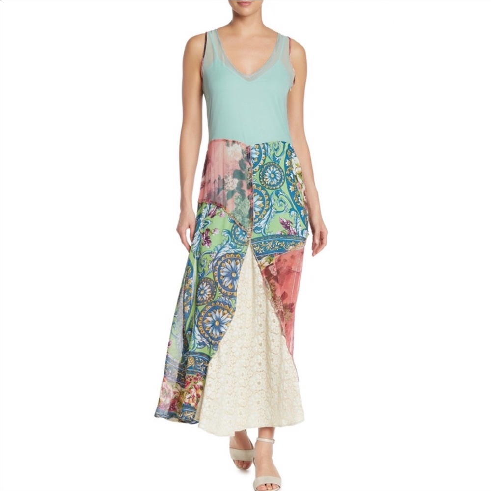 NWT Aratta Marselleis Silk Blend Maxi Dress